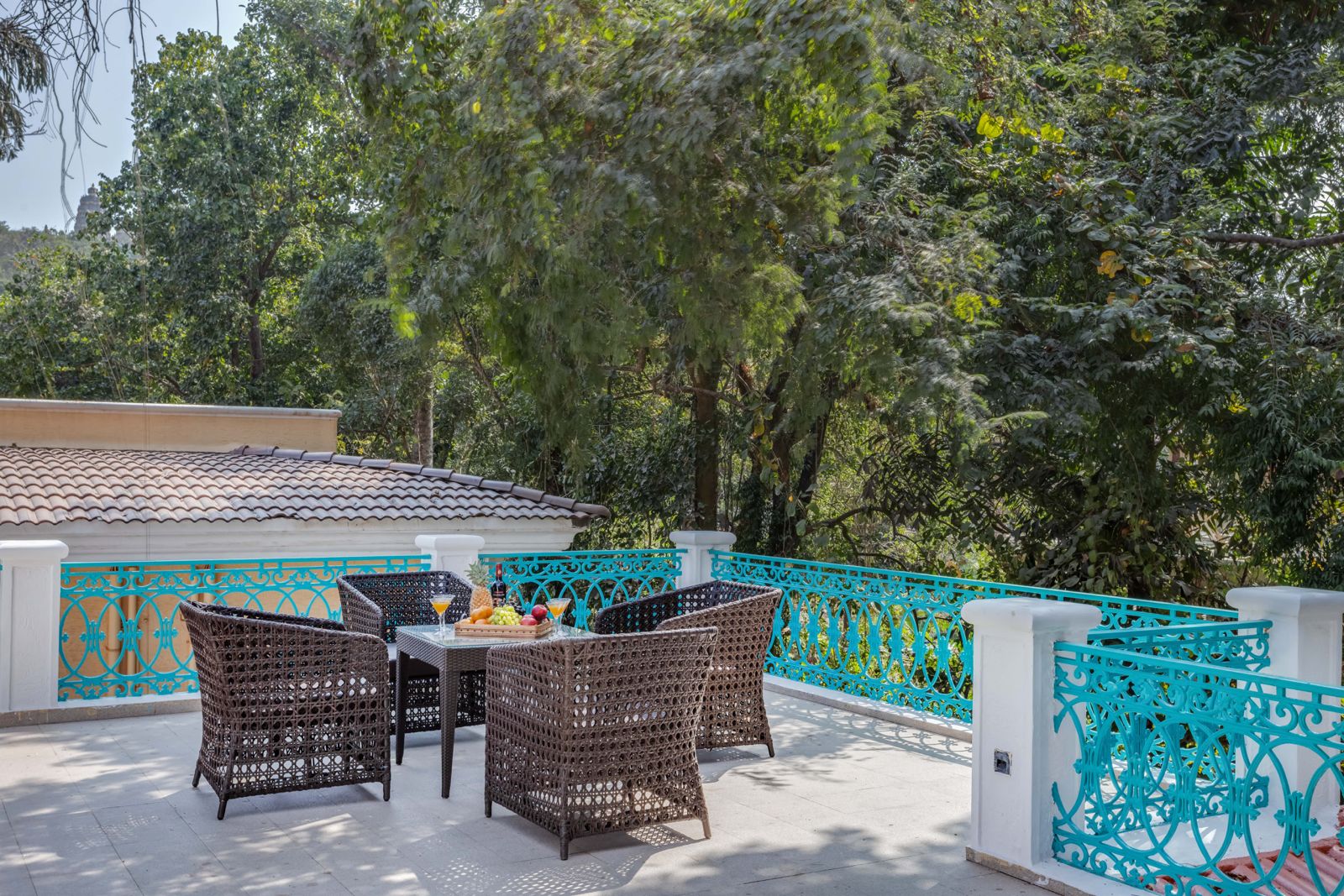 Interior of the Jiva Retreats luxury villa in Goa
